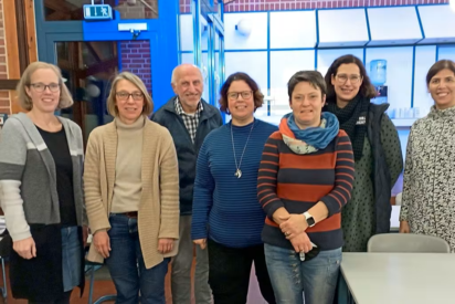 Der Vorstand des Fördervereins der Maximilian-Kolbe-Gesamtschule.