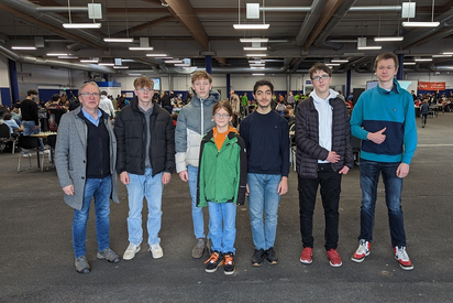 Das Schach-Team der MKG. Quelle: privat (MKG-Saerbeck)